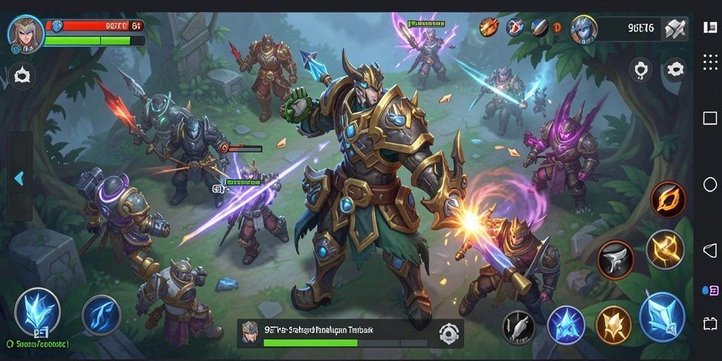 Tampilan gameplay 9ET yang penuh strategi dan taktik.