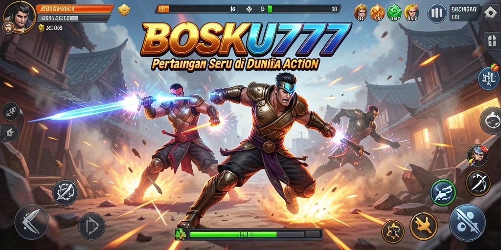 Tampilan gameplay BOSKU777 yang seru dan penuh aksi.