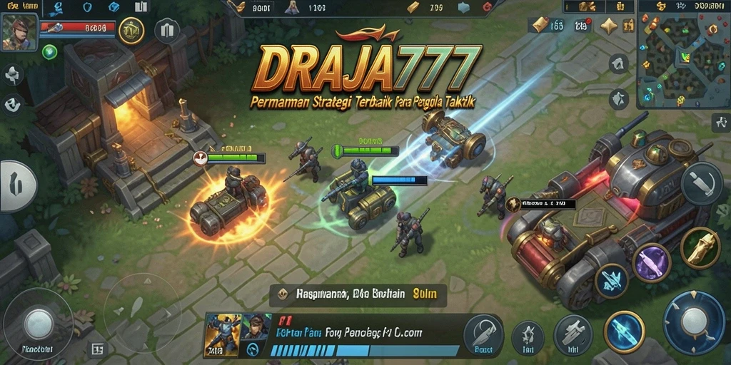 Screenshot gameplay DRAJA777 yang menunjukkan aksi strategi mendebarkan.