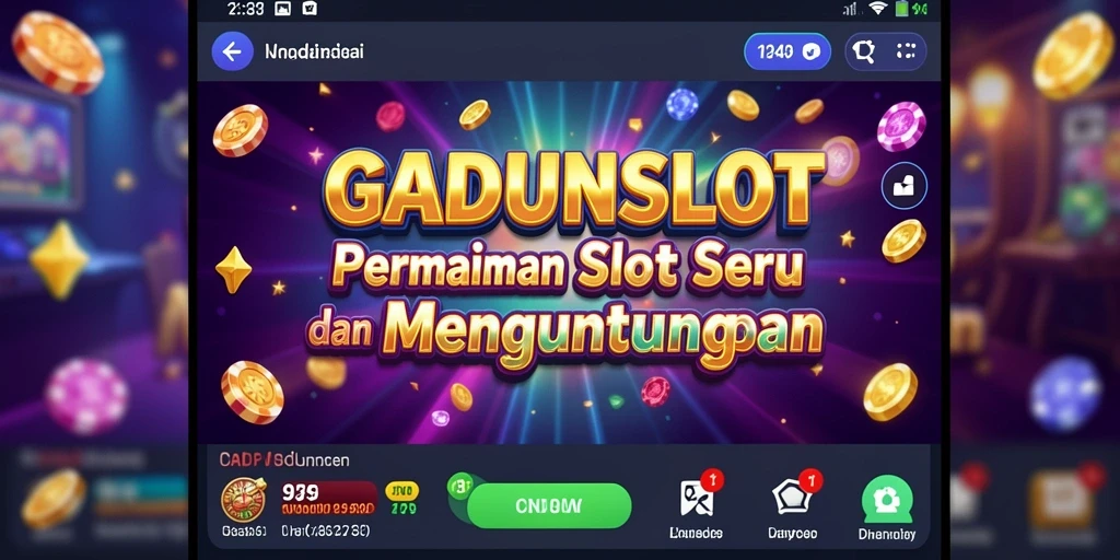 Tampilan gameplay GADUNSLOT yang menarik dan penuh aksi.