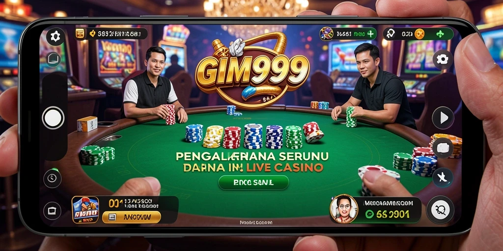 Gameplay Live Casino yang mendebarkan dan interaktif dalam GIM999.