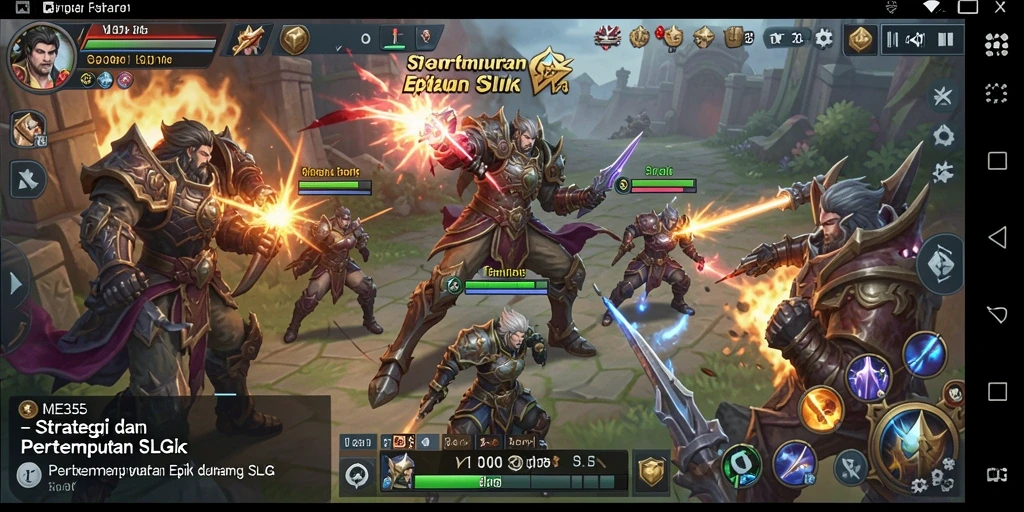 Gameplay menegangkan di ME355 dengan strategi pertempuran yang mendalam.