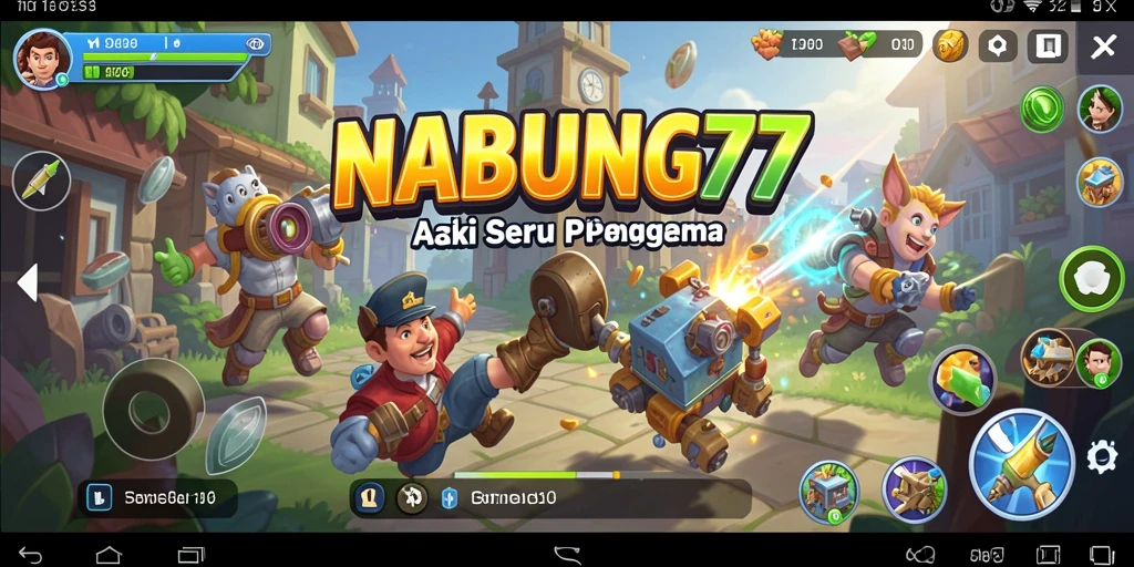 Screenshot utama NABUNG77 menunjukkan aksi seru dalam gameplay yang mendebarkan.