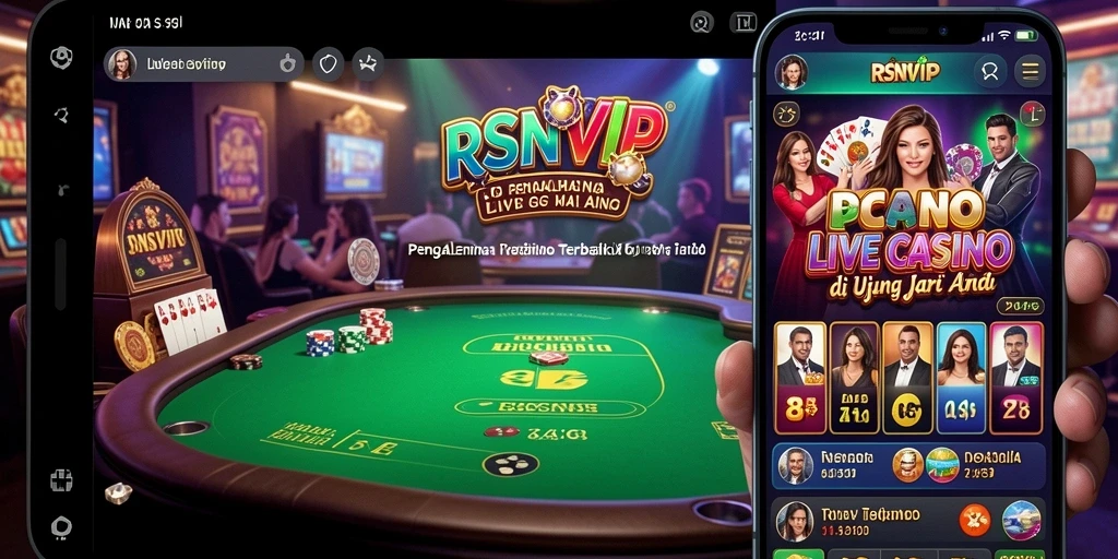 Tampilan gameplay menarik dari RSNVIP di Live Casino.