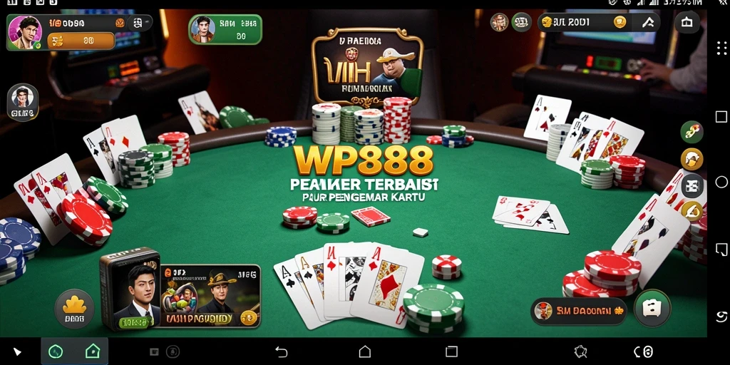 Tampilan menarik dari gameplay Poker yang memukau di WP888.